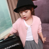 童装女童长袖针织开衫1-3岁半韩版毛衣二三岁女宝宝外套精品上衣