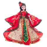 娇儿中国贵妃新娘古装娃娃古代换装娃娃女孩过家家玩具