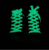满2送1 夜光鞋带萤光荧光白色鞋带 扁平鞋带 彩色 非LED发光鞋带