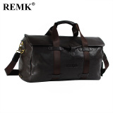 REMK大容量 真皮男包 旅行包 牛皮包行李包 商务包手提包包单肩包