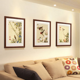 迪川中式客厅装饰画卧室有框画沙发背景墙装饰画玄关挂画书房壁画