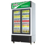 奥华立SC-680LP2对开门立式展示柜单温直冷立式冷藏饮料柜保鲜柜