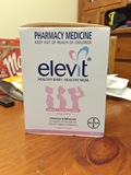 澳洲直邮 澳洲 Elevit爱乐维备孕妇哺乳期叶酸碘复合维生素100粒