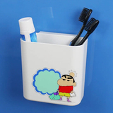 韩国DeHUB强力吸盘牙刷架创意牙膏架牙膏桶 牙具牙刷收纳筒多功能