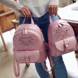 新款猫咪夏季女童韩版儿童双肩书包女童包包休闲旅游可爱背包潮
