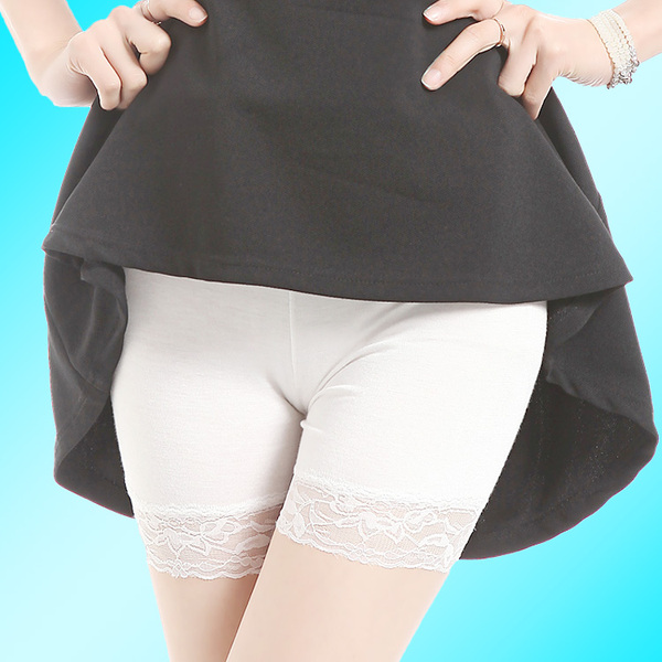 莫代尔打底裤夏季薄款大码安全裤防走光裤女紧身裤9.