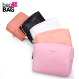 bag IN BAG化妆包韩国手包式便携小号大容量防水小方包可爱化妆袋