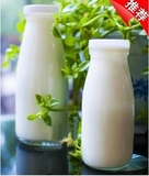 250ml/500ml大号玻璃酸奶杯 酸奶瓶 牛奶杯 牛奶瓶 储奶瓶 带盖