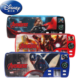 正品Disney/迪士尼漫威复仇者联盟钢铁侠美国队长文具笔盒MA48011