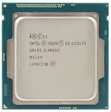 Intel/英特尔 至强E3-1231 v3 散片。1230升级版