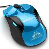 新贵 猎鲨豹5000鼠标有线 USB鼠标 LOL/CF竞技 发光游戏鼠标批发