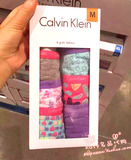 美国正品代购 Calvin Klein CK儿童女式三脚男式四角纯棉内裤短裤