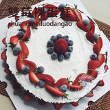 纯手工制作|双莓裸蛋糕|原味|巧克力味|宇治抹茶味|生日蛋糕|广州