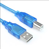 高速USB打印线D型口方口USB打印机数据线兄弟/HP/爱普生打印机线