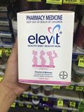现货澳洲直邮代购 Elevit爱乐维孕妇营养片 含叶酸和碘 100粒