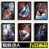 超凡蜘蛛侠海报 marvel 漫威英雄餐厅客厅电影海报儿童房装饰画