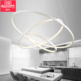 豪祥 现代简约led灯具餐厅灯吊灯三头创意个性卧室客厅艺术吊灯