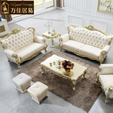 欧式真皮沙发123组合奢华大小户型单人皮艺沙发头层牛皮客厅三人