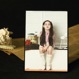 影楼木版画定制作婚纱照宝宝相框木质拉米娜桌摆台放大照片墙冲印
