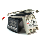 RKC 高精度 数显温控器+K型热电偶+25 DA SSR组合 REX-C100 正品
