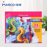 MARCO马可 24色儿童绘画油画棒不脏手不易断安全无毒1100