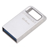 金士顿Kingston DTMC3 64GB USB3.1 金属U盘 便携环扣 读100Mb/s