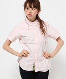 东京蛋蛋正品日本代购 bape OXFORD BD短袖衬衫2色，女款0613