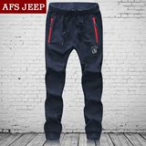 Afs Jeep/战地吉普秋冬款 男士青年运动裤哈伦收口休闲长裤子男装