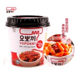 韩国进口 YOPOKKI香辣炒年糕 速食年糕条 杯装年糕条140克