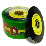 正品包邮香蕉优质黑胶CD-R 空白光盘50/10片装52X车载音乐CD700MB