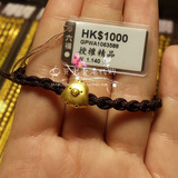 香港六福珠宝专柜正品代购 小熊系列3D立体小鸡手链 黄金吊坠