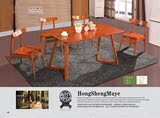 实木餐桌椅日式餐桌现代中式长方形橡木西餐桌椅组合餐饮咖啡桌椅