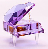 正品水晶钢琴音乐盒八音盒生日礼物创意男女友孩子儿童教师节礼品