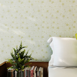 自粘墙纸加厚防水pvc欧式卧室宿舍壁纸温馨田园墙贴自带胶 浅绿色
