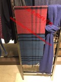 香港DFS专柜代购BURBERRY新款格纹羊绒拼色双面两用围巾39782271