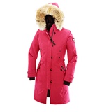 户外精品鹅女中长款加厚保暖抗寒零下40度羽绒服外套加拿大羽绒服