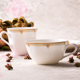 日本进口流金岁月下午茶杯骨瓷欧式茶具杯子简约红茶杯咖啡杯