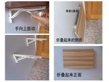 韩式特价宜家白色可折叠的壁桌/墙上桌/双人浪漫餐桌整理隔板