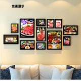 现代韩式烤肉火锅韩国料理店装饰画无框画餐厅挂画餐馆壁画组合