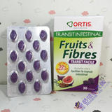 现货 法国  ORTIS Fruits&Fibres 柯得仕排毒纤瘦果浓缩胶囊30粒