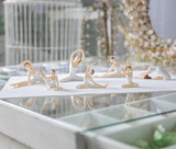 Lsuss瑜伽七式摆件珍珠贝壳珠光釉面抽象艺术工艺品人物装饰礼品