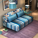 时尚可折叠 沙发床1.5米 推拉宜家功能双人小户型布艺 沙发床