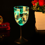 新品闪光杯发光高脚杯LED酒杯红酒杯酒吧用品支持一件代发情人节