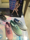 台湾专柜正品代购【Keds】2015 9月新款色彩渐层帆布鞋女鞋