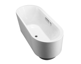 KOHLER科勒 艾芙椭圆形独立式浴缸含排水 K-18347T-0 压克力浴缸