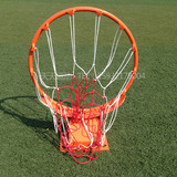 户外标准篮球框成人篮圈 儿童壁挂式双弹簧篮球圈实心扣篮篮球筐