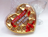 好时Klsses16粒巧克力盒心形成品情人节礼盒欧式/创意新款上市