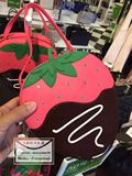 美国正品代购包邮kate spade女士可爱萝莉草莓单肩斜挎包