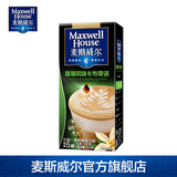 麦斯威尔Maxwell House三合一速溶咖啡粉 香草卡布奇诺咖啡 5条装