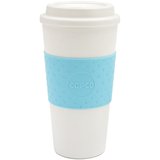 美国 雀巢咖啡胶囊防烫防滑耐用硅胶 陶瓷咖啡杯星巴克杯子 水蓝